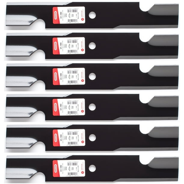 Oregon 91-180 16-1/4" Blades 6 Pack Exmark Husqvarna Toro Snapper 48" Deck Mower Oregon 91-180 16-1/4" Blades 6 Pack Exmark Husqvarna Toro Snapper 48" Deck Mower